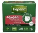 depend underwear ..