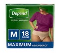 depend underwear ..