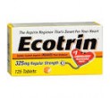 ecotrin 325mg tab..