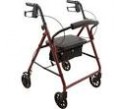 rollator burgundy..
