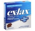 ex-lax chocolate ..