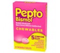 pepto bismol chew..
