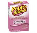 pepto bismol chew..