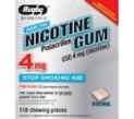 nicotine gum 4mg ..