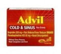 advil cold sinus ..