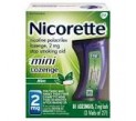 nicorette lozenge..