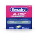 benadryl allergy ..