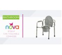 drop arm commode ..